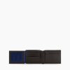 Charles horizontal, zipped wallet with 2 gussets in grained leather - Image 2