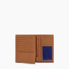 large, vertical, zipped wallet with 2 gussets in grained leather - Image 2