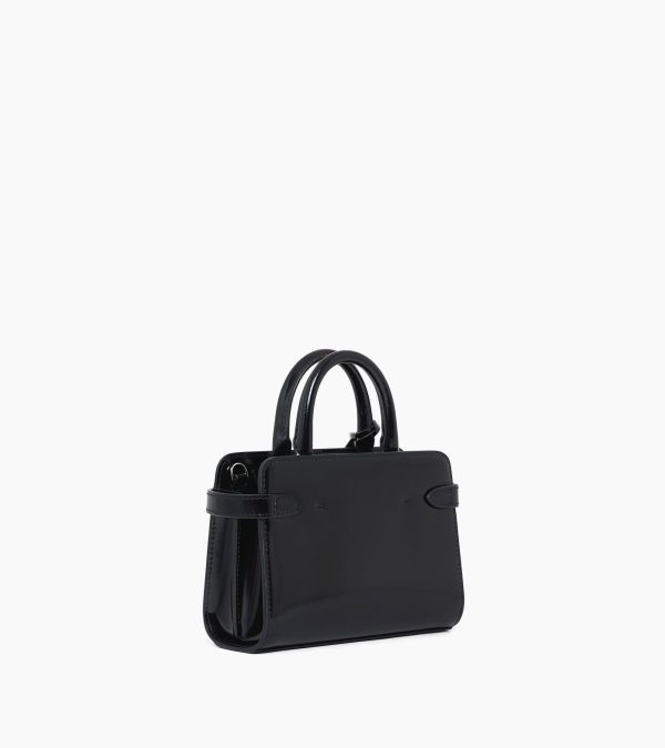 Emilie mini handbag in patent leather - Image 3