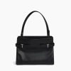 Emie large shoulderbag in smooth leather and nubuck