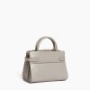 Emie medium handbag in braided smooth leather - Image 3