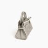 Emie medium handbag in braided smooth leather - Image 4