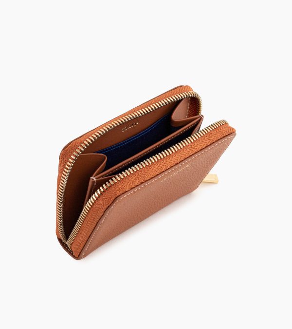 Emilie coin purse in grained leather - Image 2